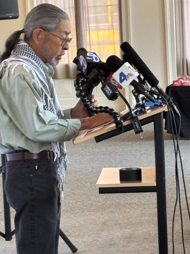 Professor Aki Maehara at JUSTICE for Professor Aki Maehara Press Conference